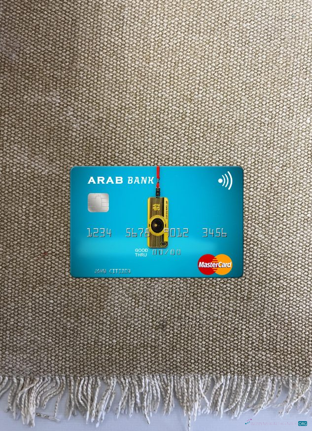 Download Algeria Arab Bank Algeria mastercard photolook front Photoshop template